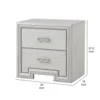 BM340848_4_fbebdfab-27de-4be5-a8fe-847808df617c Basil Nightstand, 2 Drawers, Rustic White Solid Wood, 29 Inch