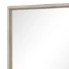 Myna Dresser Mirror, Beveled Glass, Oak Brown Solid Wood, 34x45