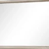 Myna Dresser Mirror, Beveled Glass, Oak Brown Solid Wood, 34x45