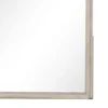 Myna Dresser Mirror, Beveled Glass, Oak Brown Solid Wood, 34x45