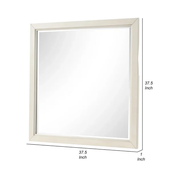 BM340856_4_8e453101-7e1a-40ba-ab7c-3eea7007fa7a Toi Dresser Mirror, Beveled Glass, Antique White Finished Solid Wood, 38 Inch