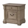 BM340859_fe0ebc7b-1909-49d1-a925-b89ec527c5c3 Roi Nightstand, 2 Drawers, Weathered Gray Solid Wood, 28 Inch