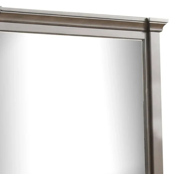 BM340862_1_595f5f7a-b9d4-434a-8245-37b88fef1832 Huder Dresser Mirror, Beveled Glass, Dark Walnut Brown Wood, 39x46