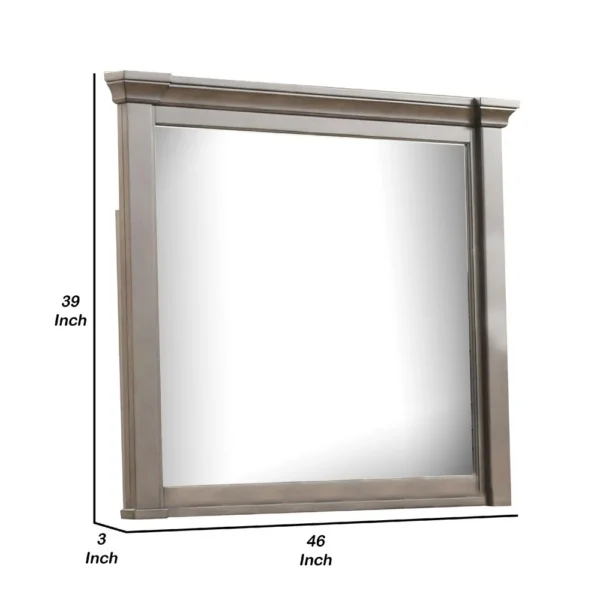 BM340862_4_a688f790-6a45-4524-8fd0-fe6317902880 Huder Dresser Mirror, Beveled Glass, Dark Walnut Brown Wood, 39x46