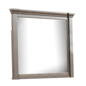 BM340862_6d733a58-7930-479a-adce-24d7eebb3b78 Huder Dresser Mirror, Beveled Glass, Dark Walnut Brown Wood, 39x46