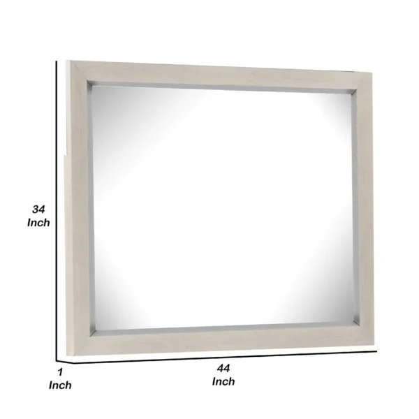 BM340866_4_9b719c71-ff43-4d7c-807c-69a8a2d69984 Kexa Dresser Mirror, Bevel Glass, Light Gray Solid Wood Frame, 34x44