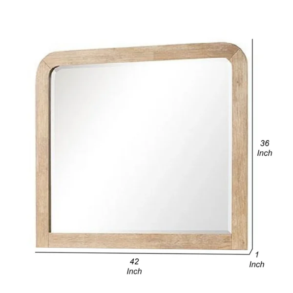 BM340867_4_c951bfef-b17d-4f62-8e1a-10f115dd349b Rexa Dresser Mirror, Beveled Glass, Natural Brown Solid Wood, 36x42