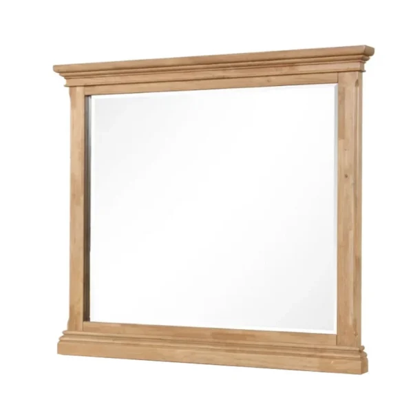 BM340870_0f2b5ad3-dd97-4192-8fab-0aa804f153c5 Lexa Dresser Mirror, Bevel Glass, Natural Oak Brown Solid Wood, 38x44