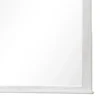 Leyne Dresser Mirror, Bevel Glass, Weathered Gray Solid Wood, 40 Inch