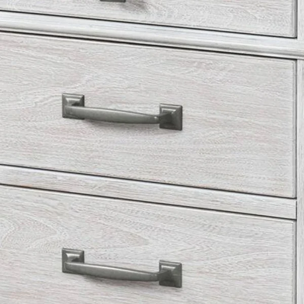 BM340874_2_87a156f8-d98f-4f34-b782-8a53ac800062 Leyne Nightstand, 3 Drawers, Farmhouse Weathered Gray Solid Wood, 26 Inch