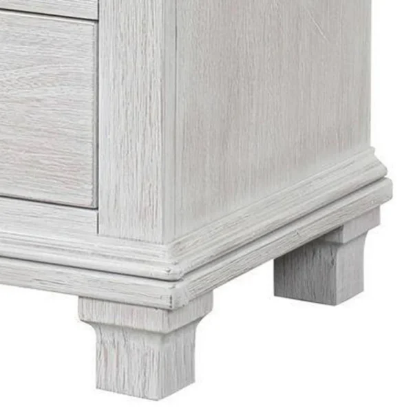 BM340874_3_bdeb0091-2819-4282-b95c-2b58307570d0 Leyne Nightstand, 3 Drawers, Farmhouse Weathered Gray Solid Wood, 26 Inch
