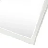 Kyna Dresser Mirror, Beveled Glass, Classic Antique White Solid Wood, 40x42
