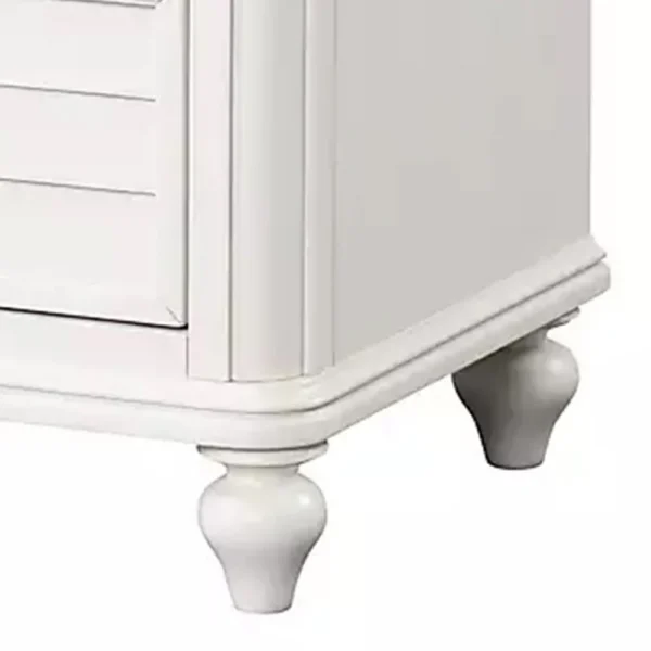 BM340878_3_b378ba65-e435-418c-9767-f1b3807ed866 Kyna Nightstand, 2 Drawers, Classic Antique White Solid Wood, 28 Inch