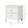 BM340878_4_628d60da-331e-4cd0-99b9-326068d285ef Kyna Nightstand, 2 Drawers, Classic Antique White Solid Wood, 28 Inch