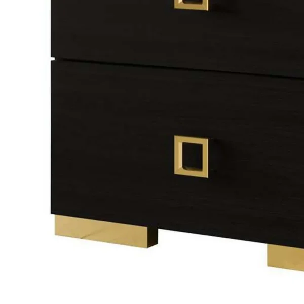 BM340882_3_fc22a5e1-5272-49d7-9a86-260bda207b9f Lati Nightstand, 2 Drawers, Black Wood, Gold Metal, 24 Inch