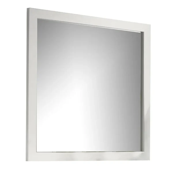 BM340884_8731ff09-1cf9-461c-9694-6ba599d55a51 Dyl Dresser Mirror, Bevel Glass, White Wood Frame, 40 Inch Square