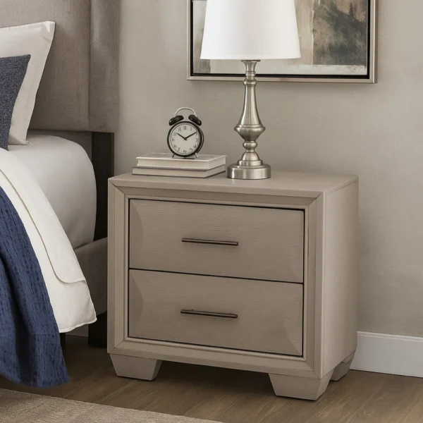 BM340895_5_924fe6e1-958f-4090-824a-31fe657d1e58 Nitz Nightstand, 2 Drawers, White Solid Wood, Metal Handles, 27 Inch