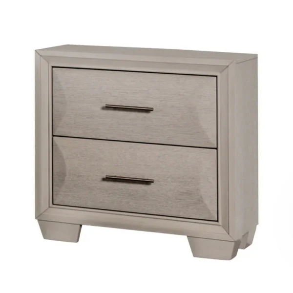 BM340895_d629a6b8-3596-4c92-9b97-dc7c9e0a416c Nitz Nightstand, 2 Drawers, White Solid Wood, Metal Handles, 27 Inch