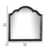 BM340901_4_57ed6155-d8db-4572-b723-b30c9cd4342a Eleena Dresser Mirror, Beveled Glass, Black Solid Wood Frame, 41x42
