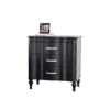 BM340902_13a5e106-f56d-4776-95af-5cb01d28cb9e Eleena Nightstand, 3 Drawers, Black Solid Wood, Metal Handles, 28 Inch