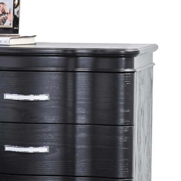 BM340902_2_2aee9079-a104-4f4e-a41d-16f4c900b6bd Eleena Nightstand, 3 Drawers, Black Solid Wood, Metal Handles, 28 Inch