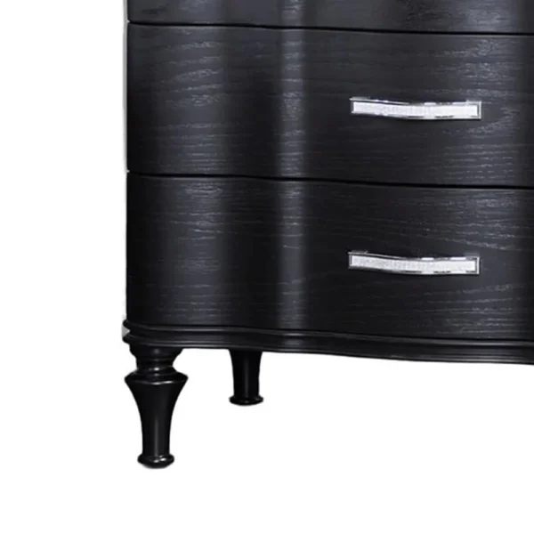 BM340902_3_a3c88c42-14dd-4562-9698-23367964c3d2 Eleena Nightstand, 3 Drawers, Black Solid Wood, Metal Handles, 28 Inch
