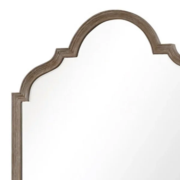 BM340907_1_4616d609-a1fa-4ba8-83b8-f04a9b89ceca Lyla Dresser Mirror, Beveled Glass, Rustic Oak Brown Solid Wood, 41x50