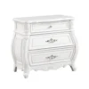 BM340914_63254407-373c-4dc9-9f21-6a752d1bdac9 Valena Nightstand, 3 Drawers, White Solid Wood, Metal Handles, 31 Inch