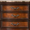 BM340921_1_8a665622-011f-4589-8116-a3afb1e54b40 Iliana Nightstand, 3 Drawers, Ornate Oak and Dark Cherry Brown, 33 Inch