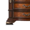 BM340921_3_80c727df-2157-43e2-8f2e-2c9f7b300efd Iliana Nightstand, 3 Drawers, Ornate Oak and Dark Cherry Brown, 33 Inch