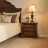 BM340921_5_7dbca985-a615-4dab-bb6e-8a6d763409d6 Iliana Nightstand, 3 Drawers, Ornate Oak and Dark Cherry Brown, 33 Inch
