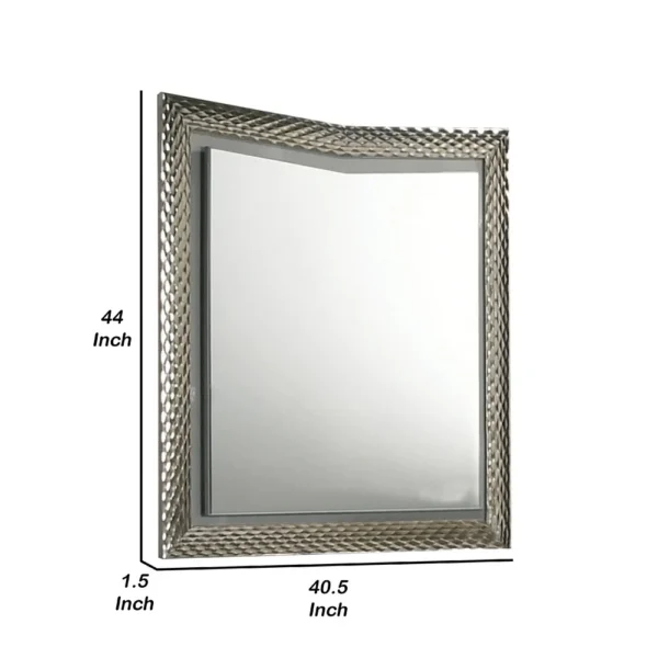 BM340924_4_575e49ed-a54e-401e-99bb-0a0fc2b6cff1 Vino 41 x 44 Dresser Mirror w LED, Glam Gray Wood, Silver Trim