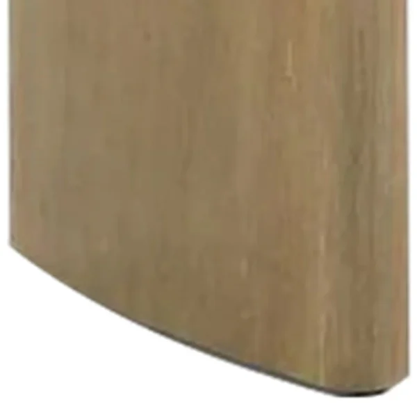 BM340949_3 Edey Dining Bench, Rounded Corners, 51 Inch Oak Brown Solid Rubberwood