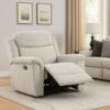 BM340962_6 Becy Manual Glider Recliner Chair, Padded Track Arms, Light Gray