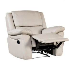 BM340966_1d147fe8-fe8c-4227-8571-231059d75ced Larus Manual Recliner Chair, Pillow Top Arms, Off White Leather Match