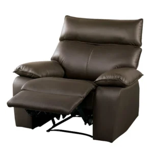 BM340967_762e353e-ca0b-4d7c-b74a-c5ad20e09d93 Ozy Manual Recliner Chair, Pillow Top Arms, Dark Brown Leather Match