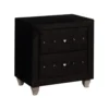 BM340974_201e6871-882d-457a-b2c1-bda164c0562d Rea Nightstand, 2 Drawers with Crystal Knobs, Black Velvet Upholstery