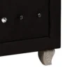 BM340974_3_068c9eab-a491-4978-8497-15b2f22db033 Rea Nightstand, 2 Drawers with Crystal Knobs, Black Velvet Upholstery