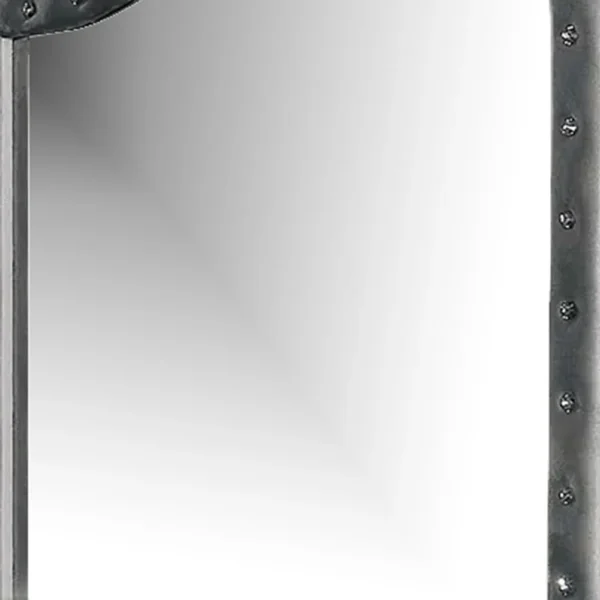 BM340977_2_664cb7db-4cc5-4c1e-a9e7-61dd134e1dde Rea Dresser Vanity Mirror, Crystal Tufted Gray Velvet Upholstery Arched Frame