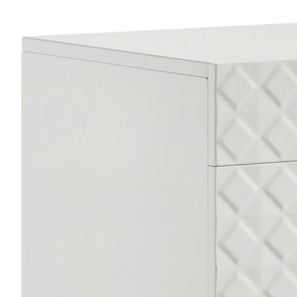 BM340987_1_ebf5512f-58a8-4e09-89ca-6c2cc3ee6d76 Dema 2 Drawer Nightstand, High Gloss White Textured Trim