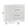 BM340987_4_aa7e577c-fb23-4691-b4e5-bb353bc58b6e Dema 2 Drawer Nightstand, High Gloss White Textured Trim