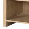 Rexa Nightstand with 1 Drawer, Metal Finger Pulls, Natural Oak Brown