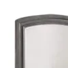 Dresser Mirror, Gray Pine Wood Frame, Farmhouse Carved Details 36x42
