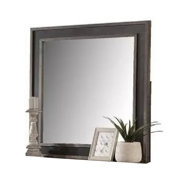 BM341034_1_476609b8-e58d-4d4a-86da-f7f04e6f6aa8 Dresser Mirror, Rustic Brown and Charcoal Gray Wood Frame, 36 Inch
