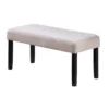 BM341037_1_7faf60bb-18dd-4554-b240-de8b38a71b92 Arun Dining Bench, Beige Fabric, Black Rubberwood, 41 Inch Foam Seat