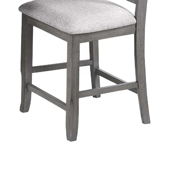 BM341040_3_f65e8370-9292-42d9-9dad-13a6494ad742 Keyan Counter Height Chair Set of 2, Foam Gray Fabric Seat, Wood