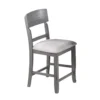 BM341040_4bfabfbb-27e5-4ff7-9355-3a8c771fce3f Keyan Counter Height Chair Set of 2, Foam Gray Fabric Seat, Wood