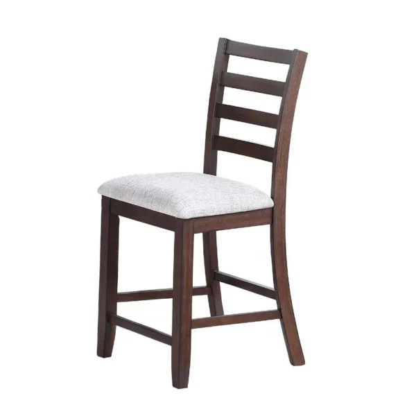 BM341043_1_3c5fc312-9376-4af2-8231-febc5488116e Rosanna Counter Height Chairs, Set of 2, White Fabric Foam Seat, Walnut Brown Wood