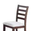 BM341043_2_371cfec8-0b8e-499b-8736-624f13d638a9 Rosanna Counter Height Chairs, Set of 2, White Fabric Foam Seat, Walnut Brown Wood