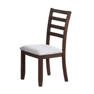 BM341044_1_cb5482a6-2ba2-4f8f-a206-ff851e7949c8 Rosanna Dining Chair, Set of 2, White Fabric Foam Seat, Walnut Brown Rubberwood
